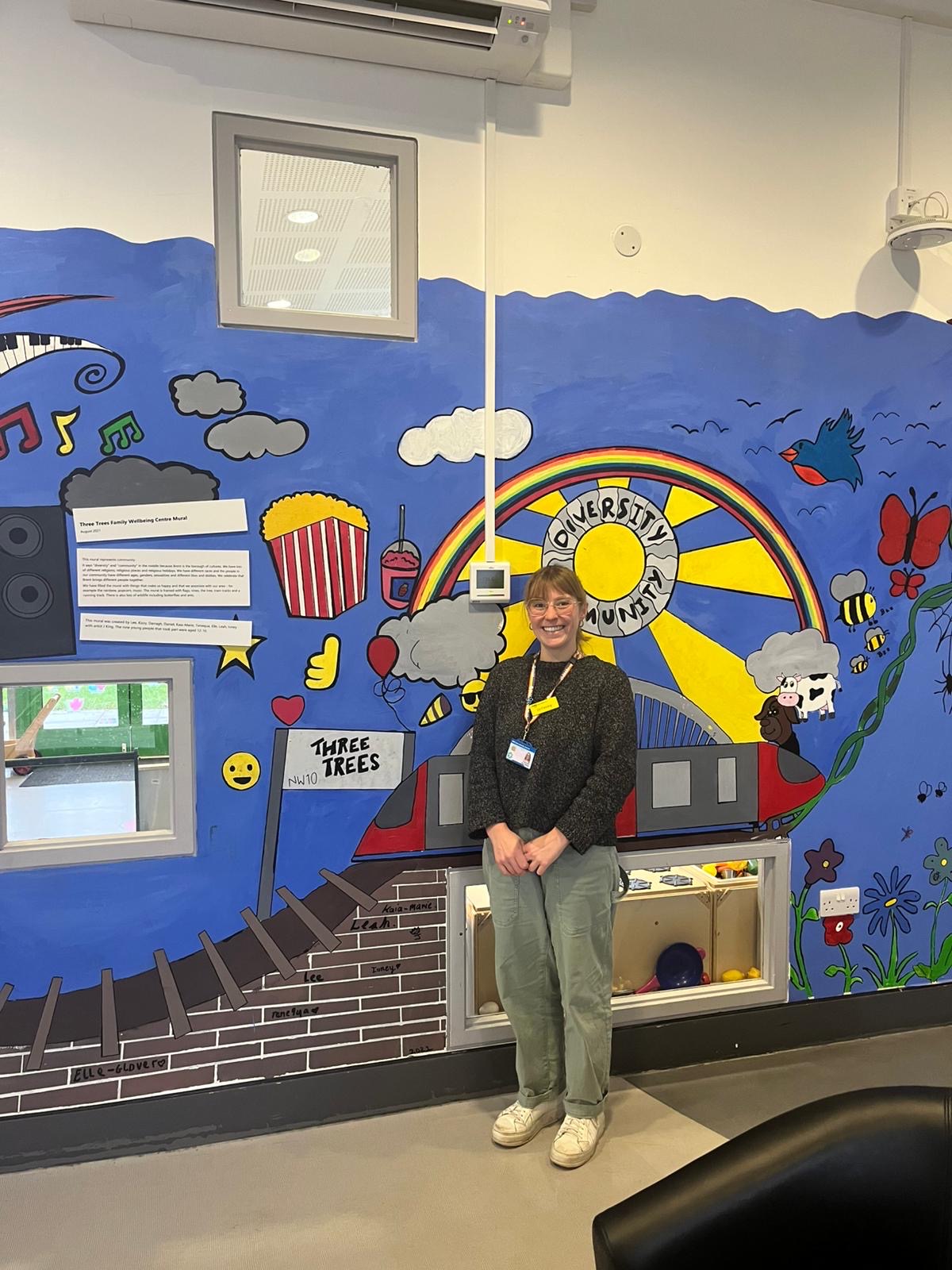 One of our GPs Dr Mary Fleming visited Three Trees family centre today 