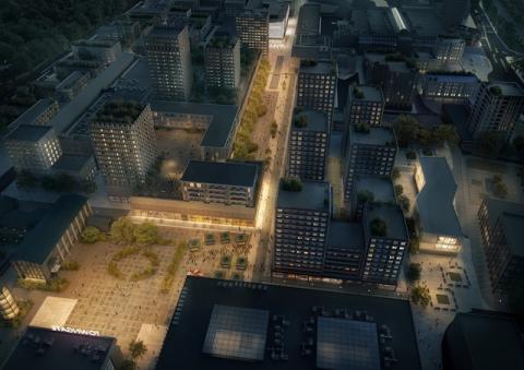 Proposed image of high street in Basildon