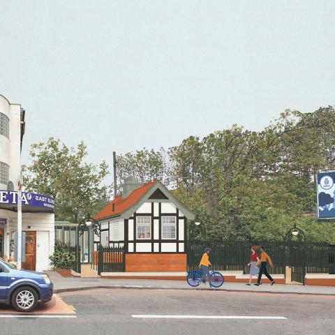 Proposed image of the high street in Haringey