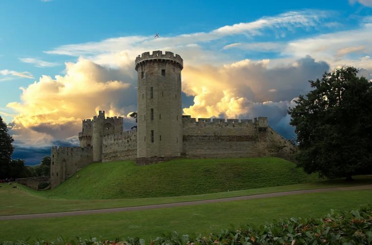 Shot of Warwick Castle