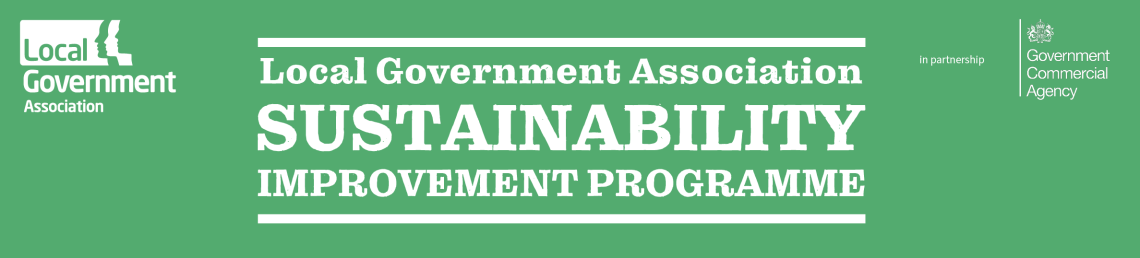 Sustainability banner with GCA logo