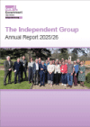 The Independent Group Annual Report 2025/26 cover