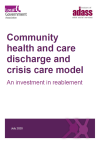 community health and care discharge and crisis care model