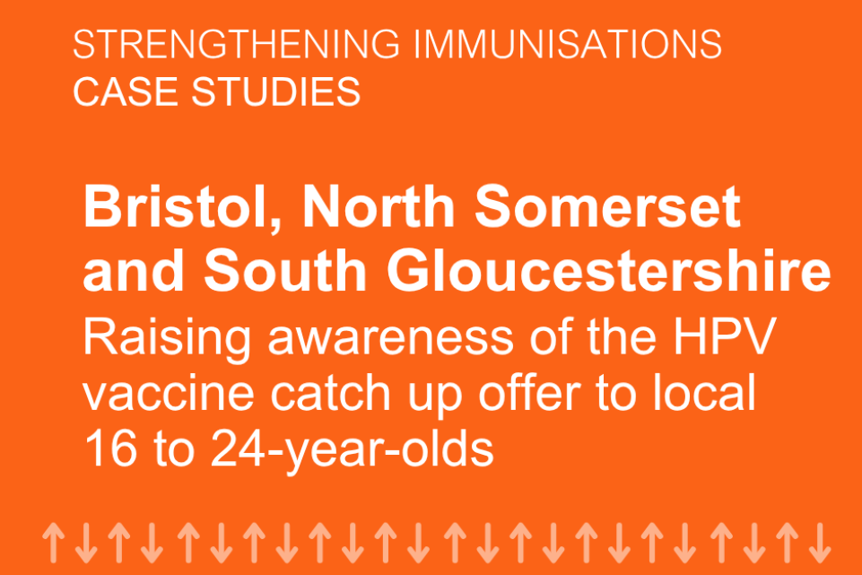 Bristol, North Somerset and South Gloucestershire HPV vaccine project: young people's ideas for raising awareness of the HPV vaccine catch up offer to local 16 to 24-year-olds